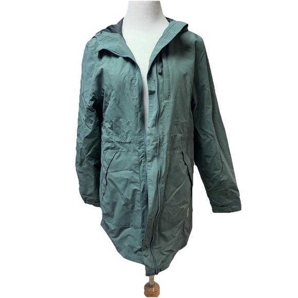 Carhartt Women's Rain Jacket Coat Small S (4/6) Green Waterproof Hooded NWT - Picture 2 of 16
